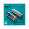 ResKit avion RSU48-0372 Buses d'&eacute;chappement ouvertes et ferm&eacute;es pour F-14A Tomcat pour kit GWH imprim&eacute; en 3D 1/48