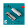 ResKit avion RSU48-0391 Buses d'&eacute;chappement ouvertes et ferm&eacute;es pour F-14A Tomcat pour kit Tamiya imprim&eacute; en 3D 1/48
