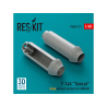 ResKit avion RSU48-0371 Buses d'&eacute;chappement ferm&eacute;es pour F-14A Tomcat pour kit GWH imprim&eacute; en 3D 1/48