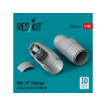 ResKit avion RSU48-0445 Buses d'&eacute;chappement MIG-29 FULCRUM pour kit GWH imprim&eacute;es en 3D 1/48