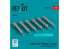 ResKit kit armement Avion RS48-0422 AASM-250 «&nbsp;MARTEAU&nbsp;» 6 pièces imprimées en 3D 1/48