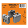 Special Hobby 3D Print militaire P35036 Caisses de transport m&eacute;talliques Z&uuml;ndapp KS 750 pour kit Academy 1/35