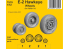 CMK kit resine 7519 Roues E-2 Hawkeye pour Heller 1/72