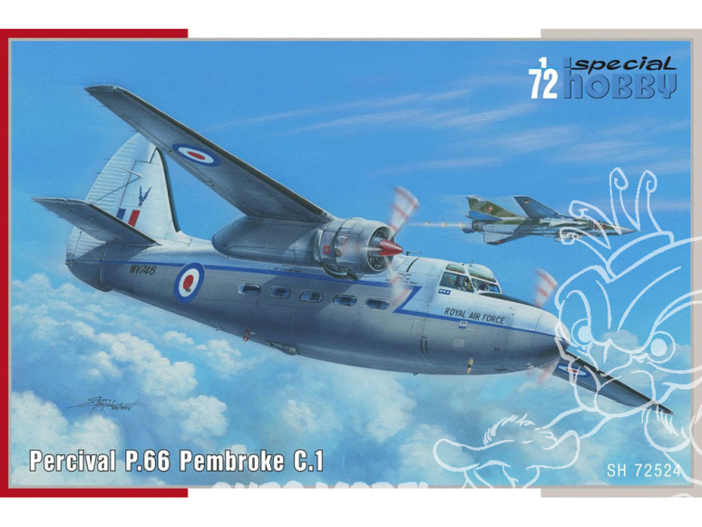 Special Hobby maquette avion 72524 Percival P.66 Pembroke C.1 1/72