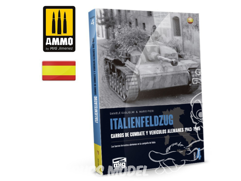 MIG Librairie 6268 ITALIENFELDZUG - Chars et véhicules Allemands 1943 - 1945 Vol.4 en Castellano
