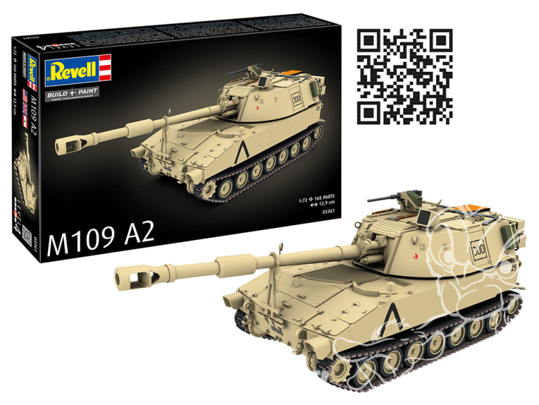 Revell maquette militaire 03361 Obusier automoteur M109 A2 1/72