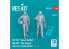 ResKit Figurine RSF48-0081 Pilotes CH-53E Super Stallion et MH-53E Sea Dragon position debout Type 2 2 pièces imprimées 3D 1/48