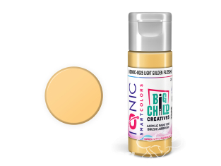 IONIC MIG peinture acrylique 0025 Chair dorée claire - Light Golden Flesh 20ml