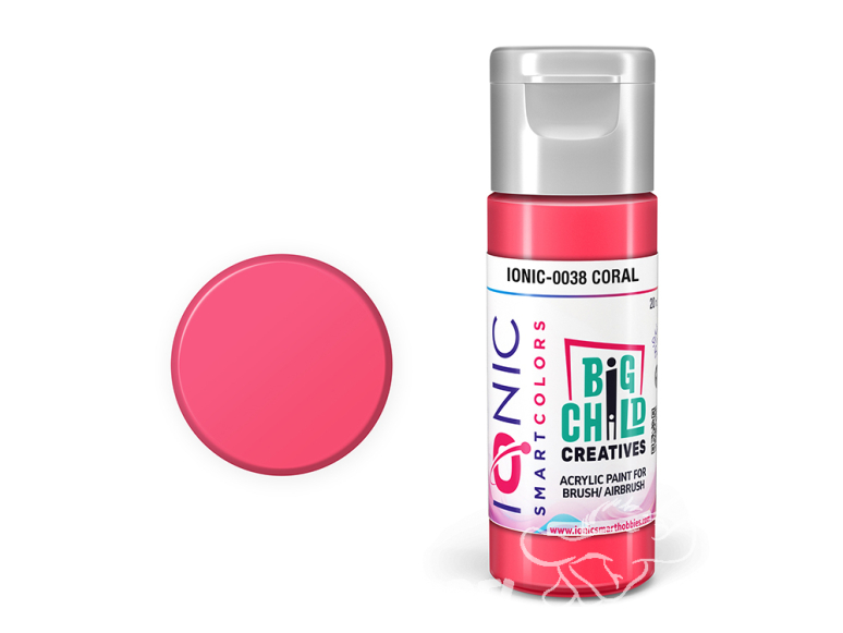 IONIC MIG peinture acrylique 0038 Corail - Coral 20ml