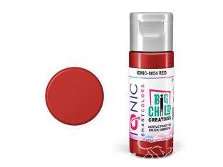 IONIC MIG peinture acrylique 0054 Rouge - Red 20ml