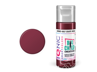IONIC MIG peinture acrylique 0057 Rouge raisin - Grape Red 20ml