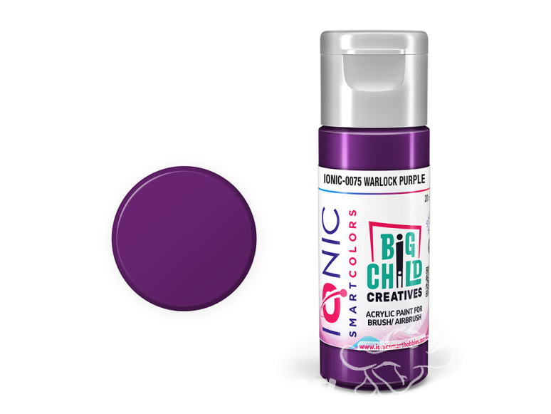 IONIC MIG peinture acrylique 0075 Violet sorcier - Warlock Purple 20ml