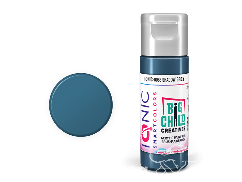 IONIC MIG peinture acrylique 0088 Gris ombre - Shadow Grey 20ml