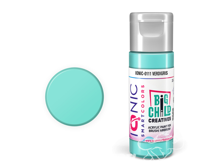 IONIC MIG peinture acrylique 0111 Vert de gris - Verdigris 20ml