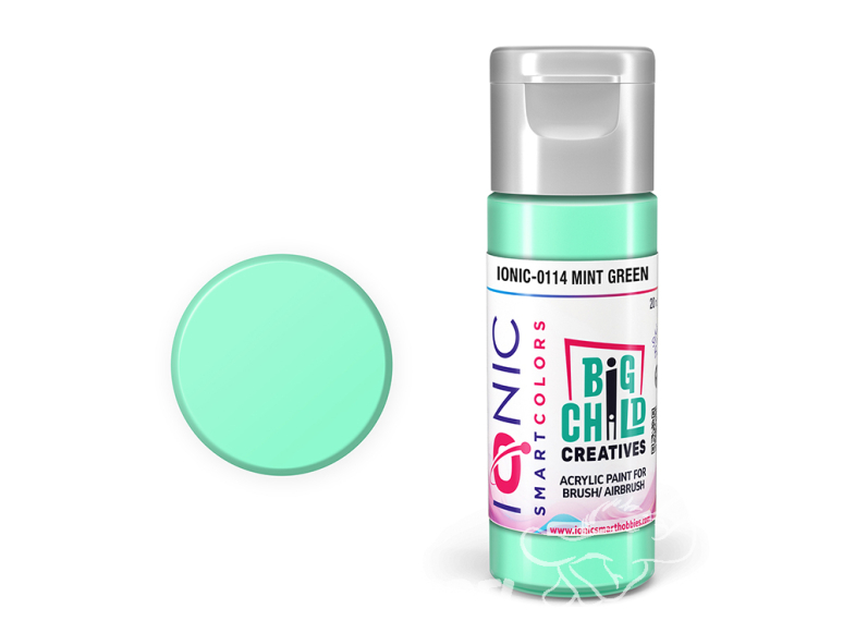 IONIC MIG peinture acrylique 0114 Vert menthe - Mint Green 20ml