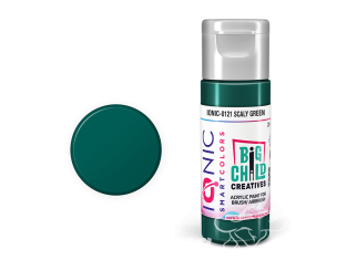 IONIC MIG peinture acrylique 0121 Vert écailleux - Scaly Green 20ml