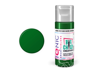 IONIC MIG peinture acrylique 0122 Vert marine foncé - Dark Marine Green 20ml