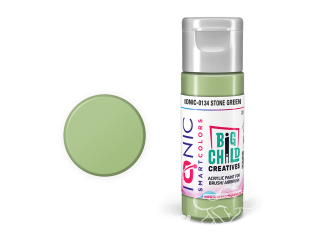 IONIC MIG peinture acrylique 0134 Vert pierre - Stone Green 20ml