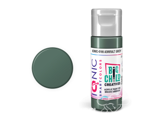 IONIC MIG peinture acrylique 0166 Gris amiral - Admiral Grey 20ml