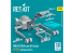 ResKit kit RSK32-0011 Chariot élévateur MHU-83D/E position chargement SUPÉRIEUR kit imprimé en 3D 1/32