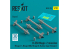 ResKit kit armement Avion RS32-0375 Matra R550 Magic II MISSILES 4 PIÈCES IMPRIMÉES EN 3D 1/32