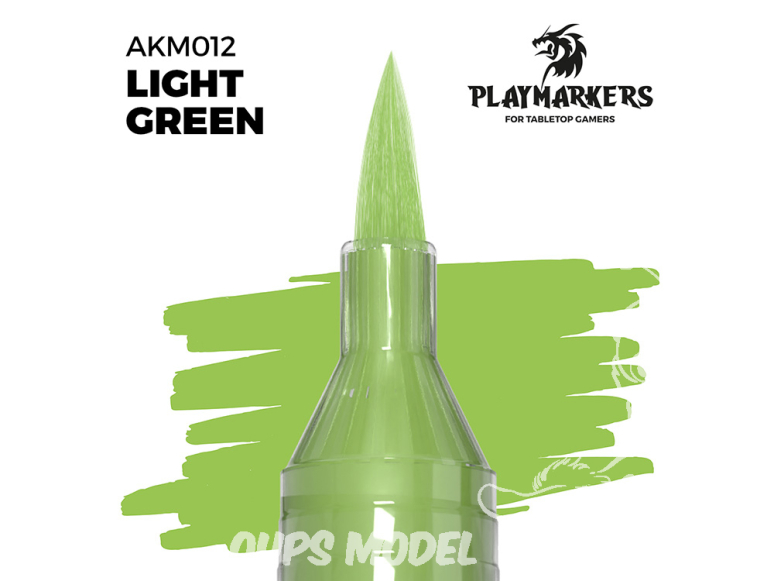 Ak Interactive AKM012 PLAYMARKER VERT CLAIR