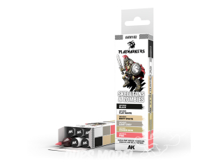 Ak Interactive AKM102 PLAYMARKER SET SKELETONS & ZOMBIES
