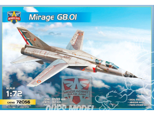 MODELSVIT maquette avion 72056 Mirage G8.01 chasseur expérimental 1/72