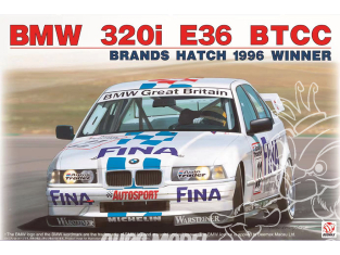 Beemax maquette voiture B24045 Bmw 320i BTCC 1996 Vainqueur Bands Hatch 1/24
