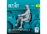 ResKit Figurine RSF48-0074 Conducteur masculin pour tracteur de pont US NAVY A/S32A-49 scène 3 1 piéce imprimé en 3D 1/32