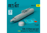 ResKit kit armement Avion RS32-0471 SUU-23 20MM GUN POD FERMÉ GUN BAY POUR F-4 PHANTOM II USAF 1 PCS IMPRIMÉ 3D 1/32