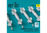ResKit kit armement Avion RS32-0422 AASM-250 «&nbsp;MARTEAU&nbsp;» 6 pièces imprimées en 3D 1/32