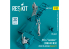 ResKit Figurine RSF32-0051 Conducteur et aviateurs du Jammer MJ-4 MHU-83 B/E, scène 1, 3 pièces imprimées en 3D 1/32
