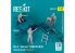 ResKit Figurine RSF32-0051 Conducteur et aviateurs du Jammer MJ-4 MHU-83 B/E, scène 1, 3 pièces imprimées en 3D 1/32