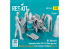 ResKit Figurine RSF32-0049 Mécaniciens d'avions américains avec nacelle de canon SUU-23 de 20 mm 1/32