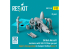 ResKit Figurine RSF32-0050 Mécaniciens d'avions britanniques avec nacelle de canon SUU-23 de 20 mm 1/32