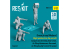 ResKit Figurine RSF32-0047 Maillot vert Moderne Position droite depuis l'avion Catapulte 1/32