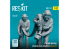 ResKit Figurine RSF32-0029 Maillot violet équipe de ravitaillement scène moderne 1 2pièces imprimées en 3D 1/32
