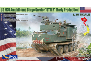Gecko Models maquettes militaire 35GM0102 US M76 Amphibious Cargo Carrier “OTTER” (Early Production 1/35