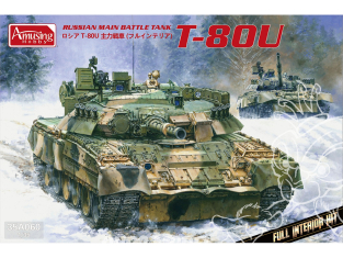 Amusing maquette militaire 35A060 T-80U Full intérieur 1/35