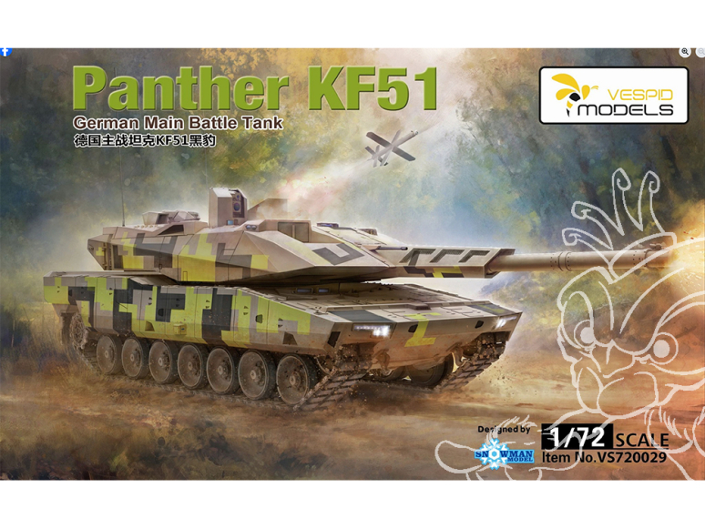Vespid Models maquette militaire VS720029 Panther KF51 1/72