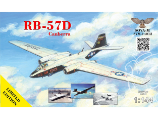 SOVA-M maquette avion 14012 Canberra RB-57D 1/144