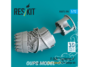 ResKit avion RSU72-0290 Buse d'échappement F-35B LIGHTNING II pour décollage court kit Tamiya imprimé en 3D 1/32