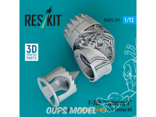 ResKit avion RSU48-0291 Tuyères d'échappement F-35B LIGHTNING II atterrissage vertical pour kit Tamiya impression 3D 1/72