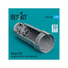 ResKit amelioration RSU72-0285 Buse d'&eacute;chappement Mirage 2000 pour kit Modelsvit Impression 3D 1/72