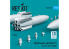 ResKit kit armement Avion RS72-0497 Bombes Mk.83 avec MAU-91 4 pièces imprimées en 3D 1/72