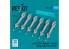 ResKit kit armement Avion RS72-0422 AASM-250 «&nbsp;MARTEAU&nbsp;» 6 pièces imprimées en 3D 1/72