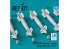 ResKit kit armement Avion RS72-0422 AASM-250 «&nbsp;MARTEAU&nbsp;» 6 pièces imprimées en 3D 1/72