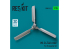 ResKit RSU35-0044 Rotor de queue F-54A «&nbsp;Tarehe&nbsp;» pour kit ICM imprimé en 3D 1/35