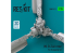 ResKit RSU35-0044 Rotor de queue F-54A «&nbsp;Tarehe&nbsp;» pour kit ICM imprimé en 3D 1/35